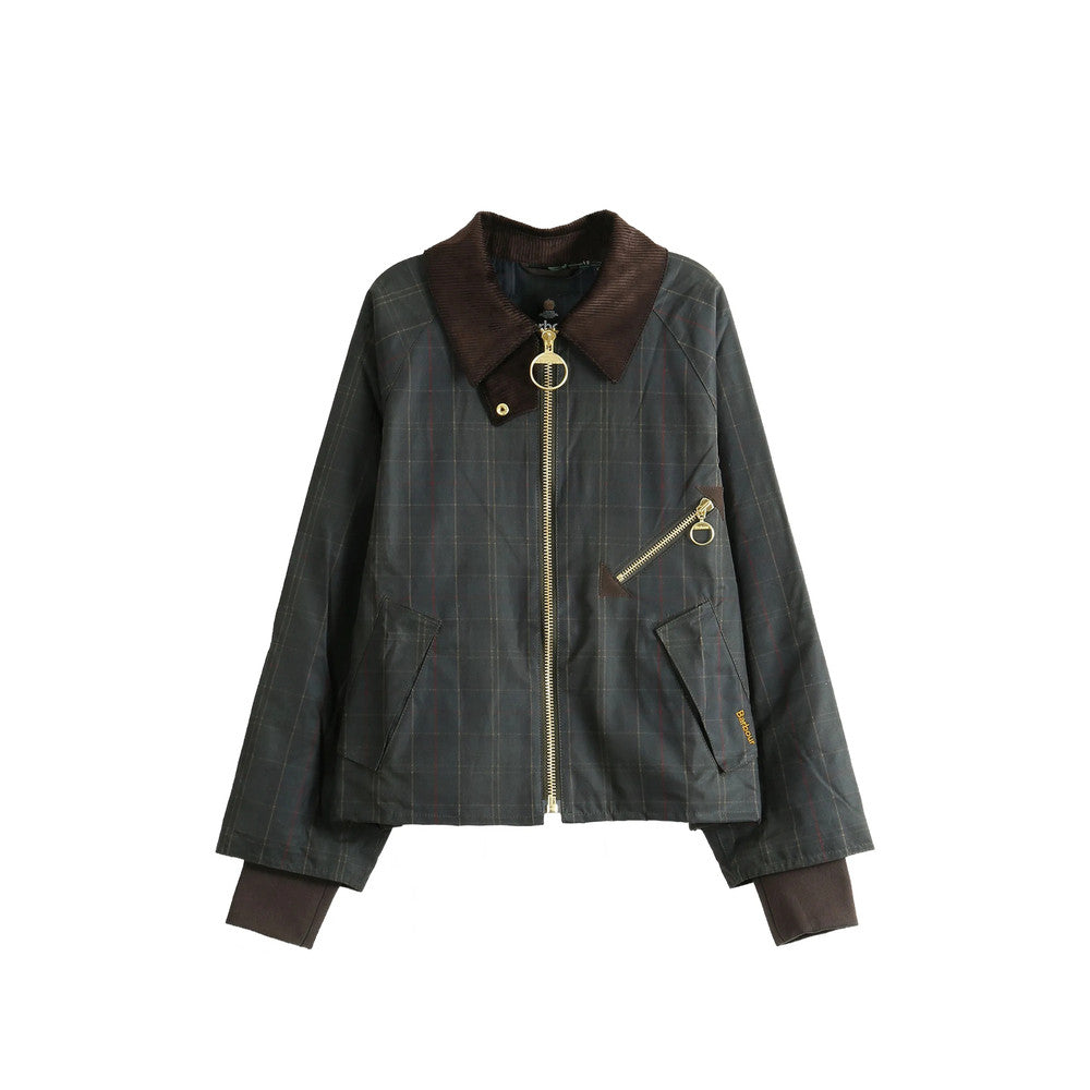 Multicolor Shirt Collar Jacket 1