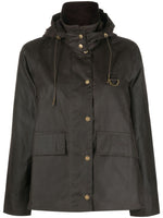 Dark Brown Solid Hood Jacket 1