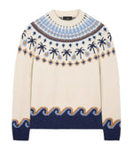 Off White Jacquard Sweater 1