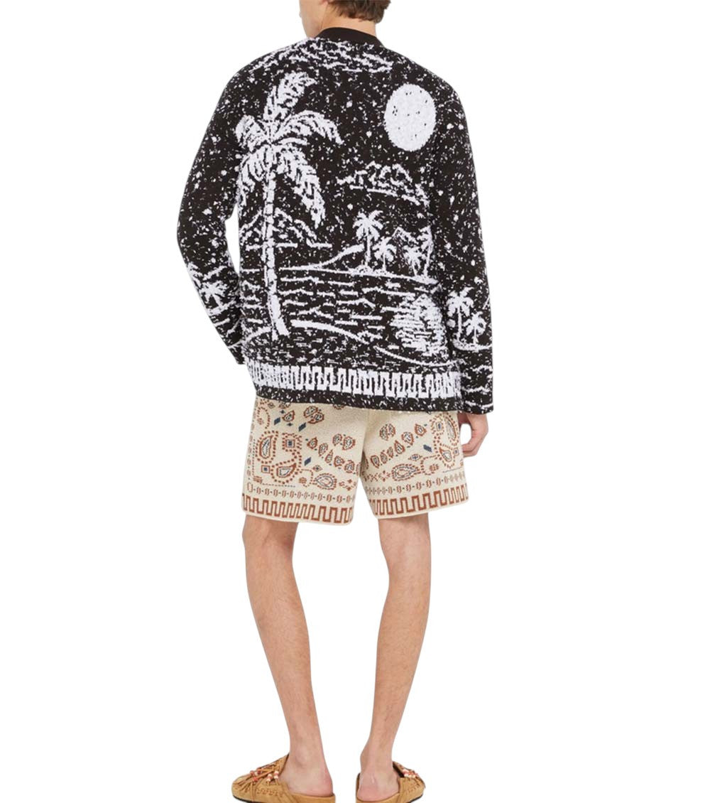 Black V Neck Cardigan 3