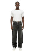 Black Relaxed Mid Rise Jeans 1