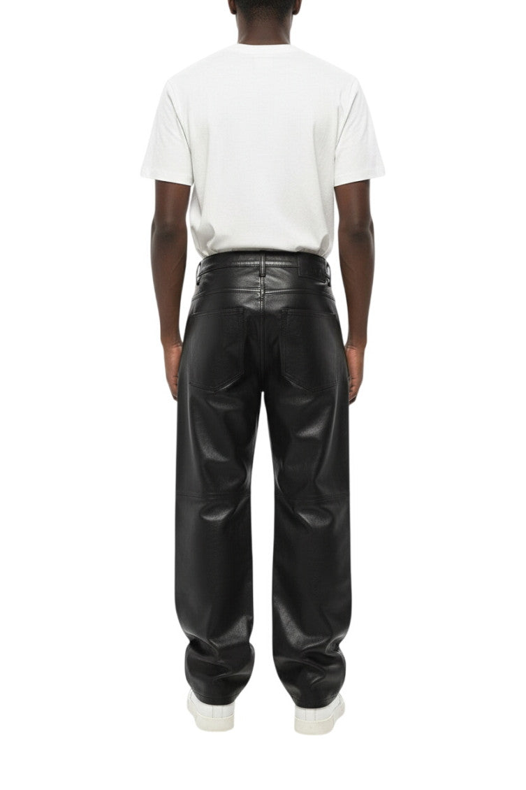 Black Relaxed Mid Rise Jeans 2