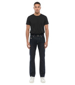 Blue Straight Mid Rise Jeans 1