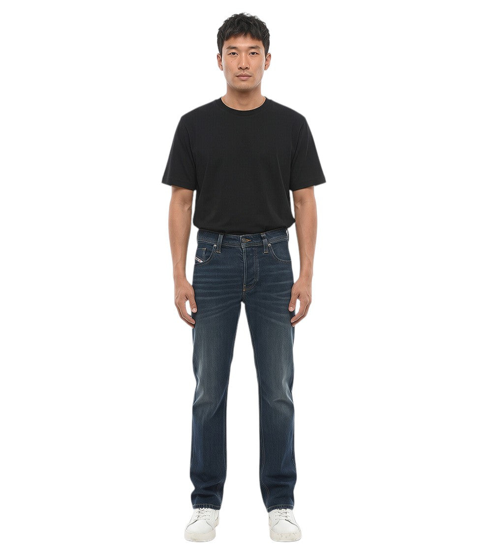 Blue Regular Mid Rise Jeans 1