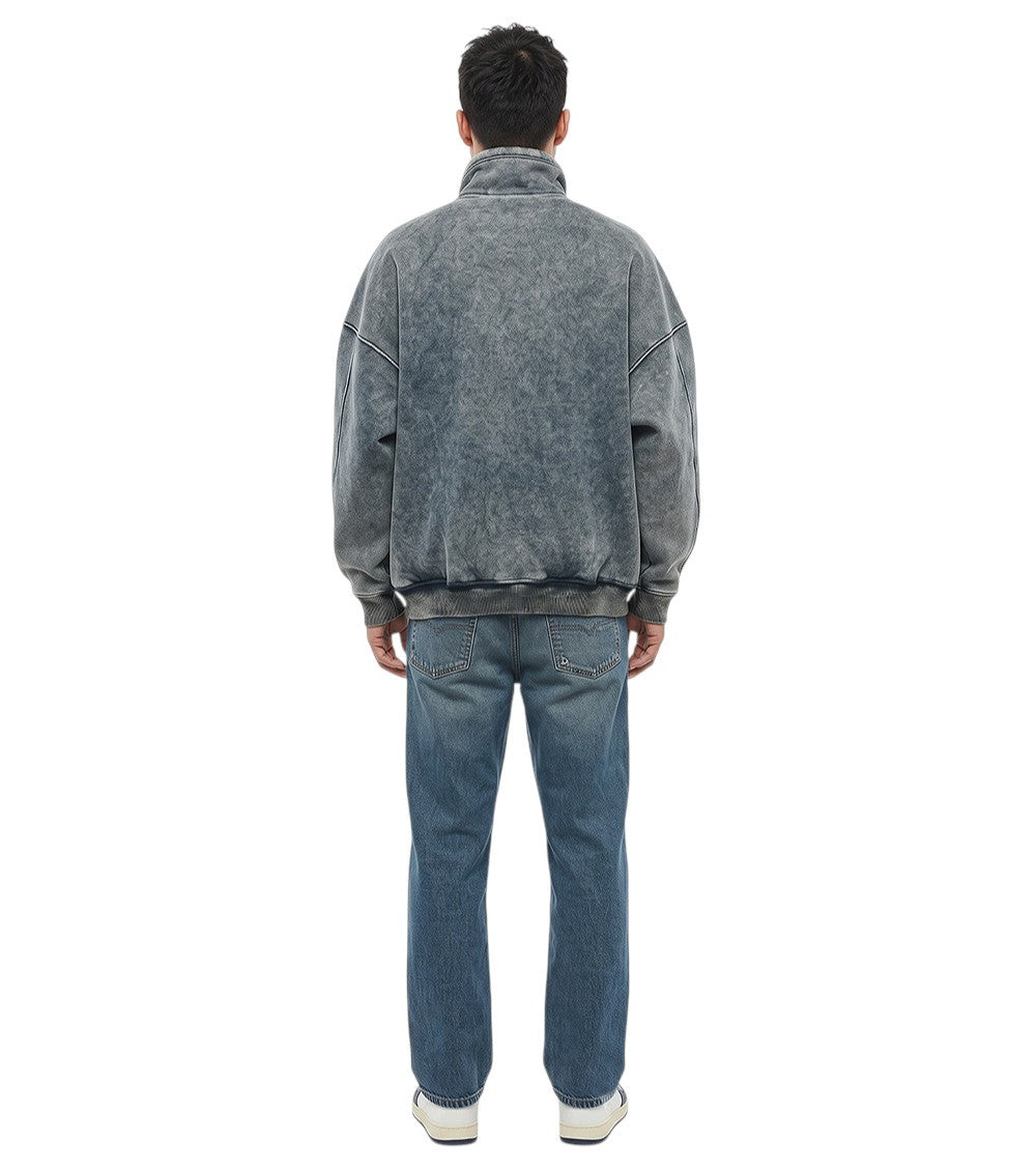Blue Turtle Neck Sweatshirt 2