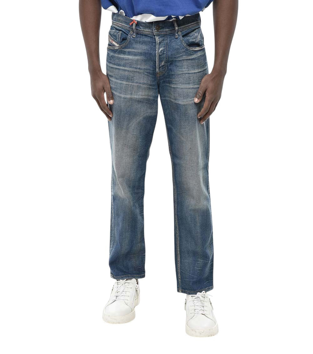 Blue Regular Mid Rise Jeans 1