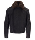 Black Solid Regular Jacket 1