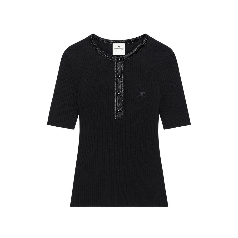 Black Round Neck T-Shirt 1