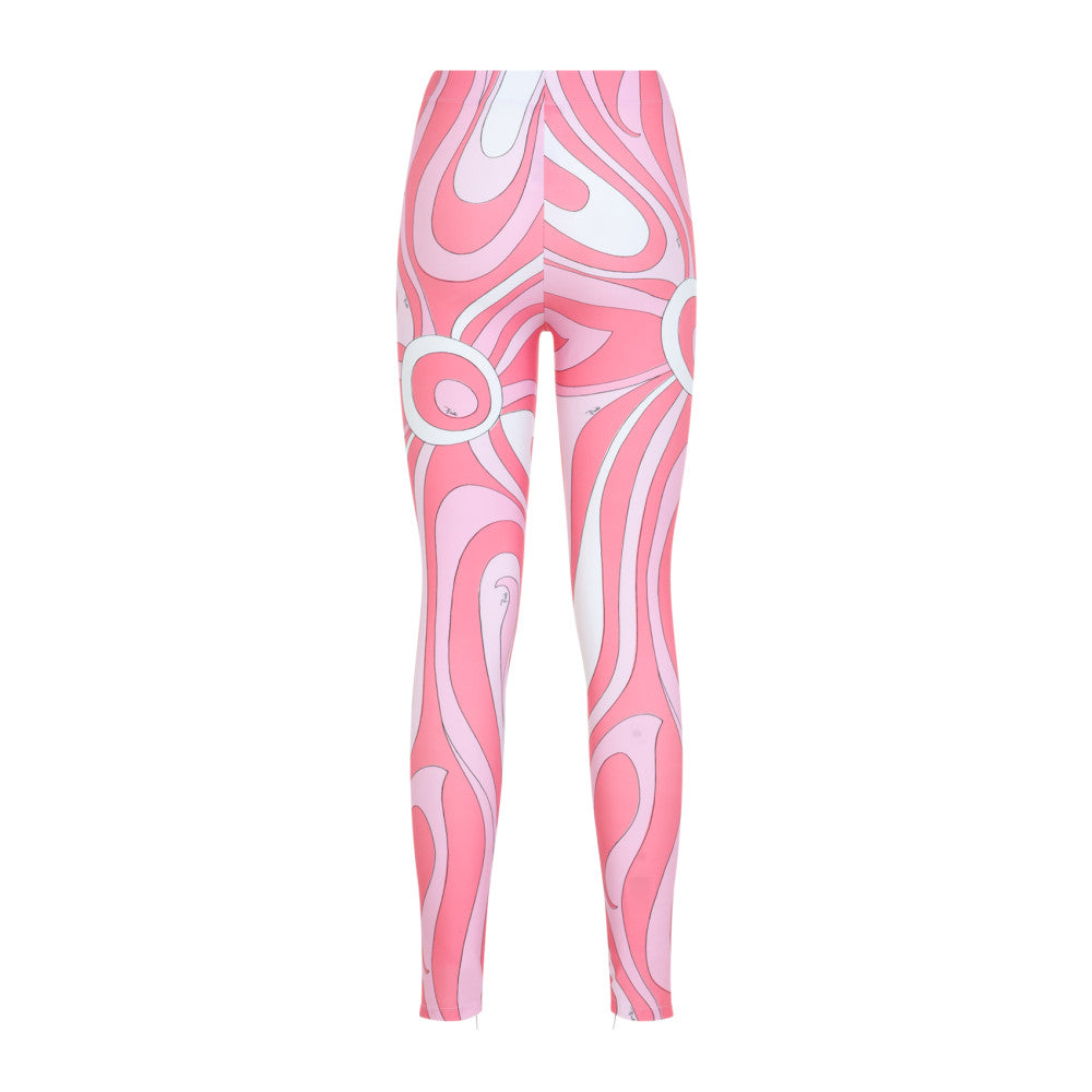 Pink Skinny Elasticated Pants 1