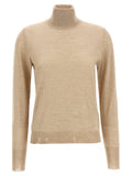 Beige 'Dilara' turtleneck sweater 1