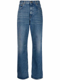 Blue Kim wide-leg jeans 1