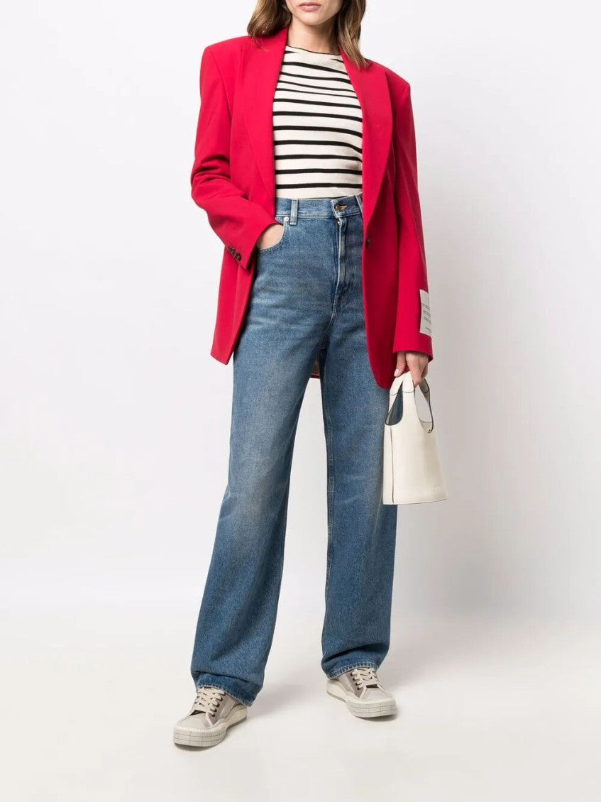 Blue Kim wide-leg jeans 2