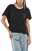 Black Round Neck T-Shirt 1