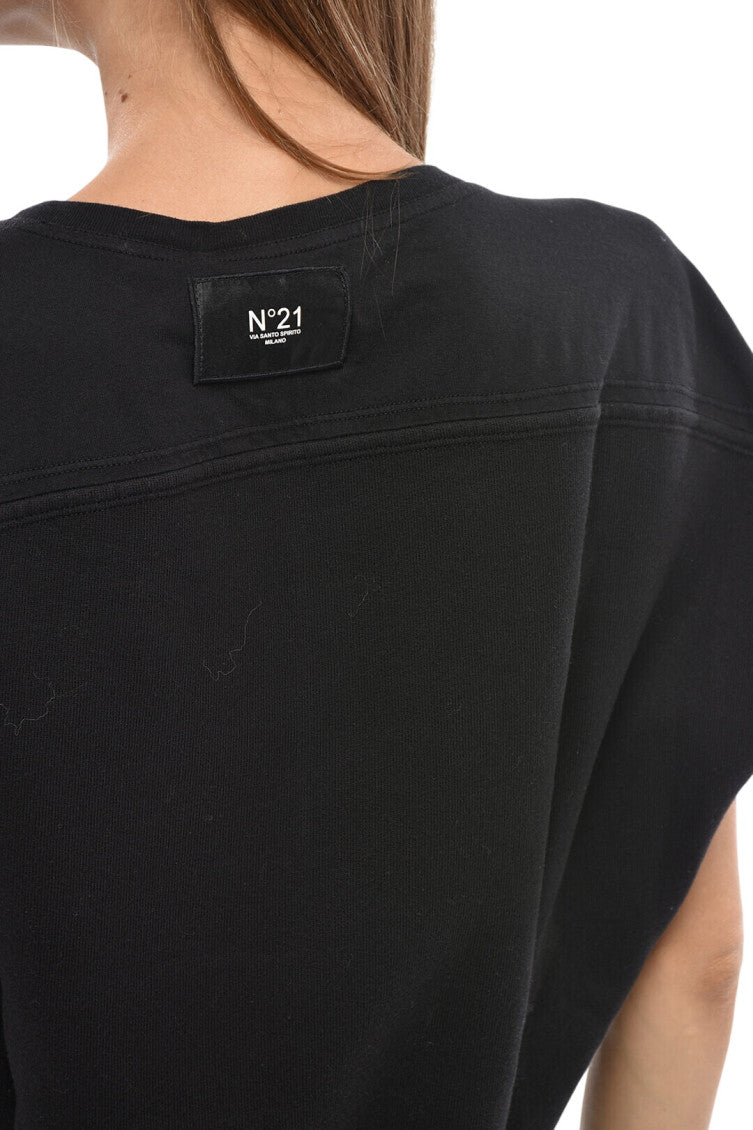 Black Round Neck T-Shirt 3