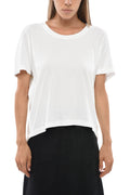 White Round Neck T-Shirt 1