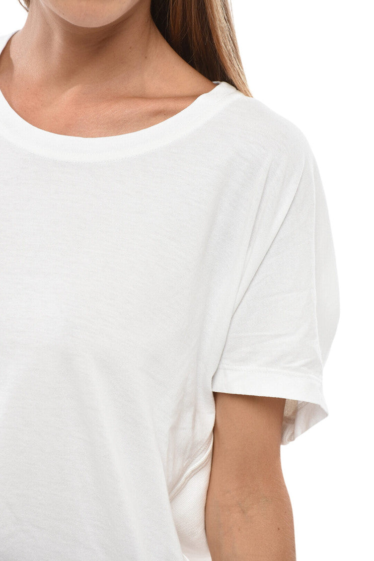 White Round Neck T-Shirt 3