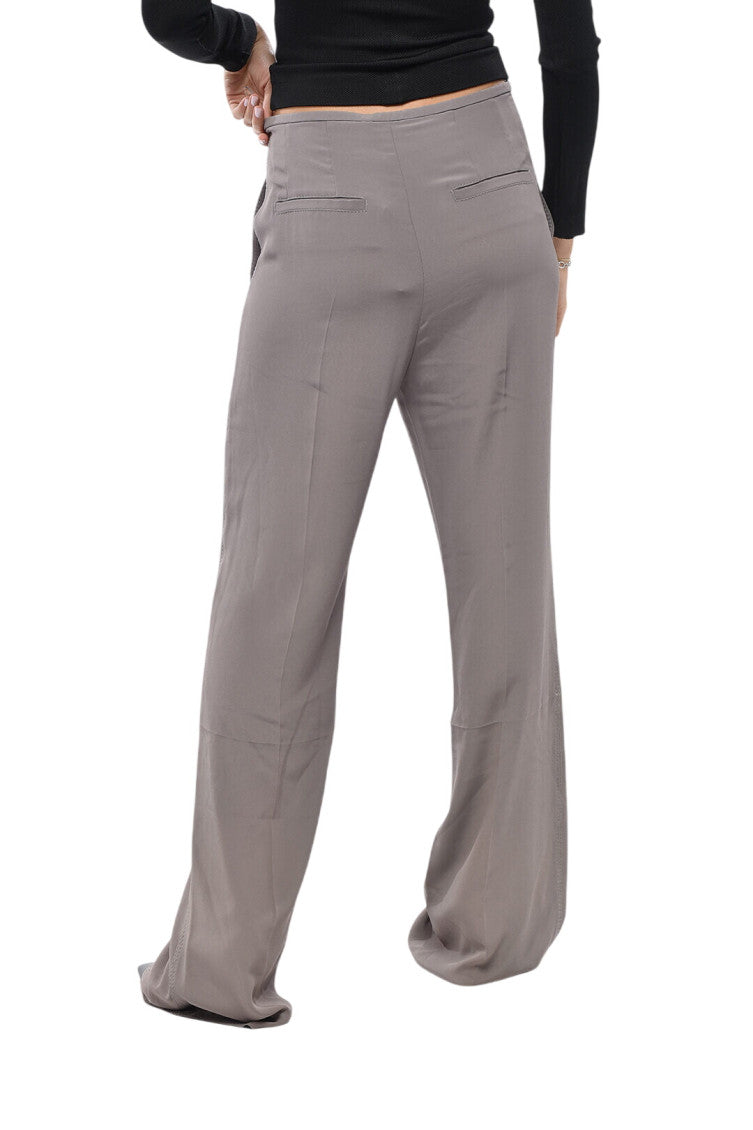 Grey Flat Front Pants 2