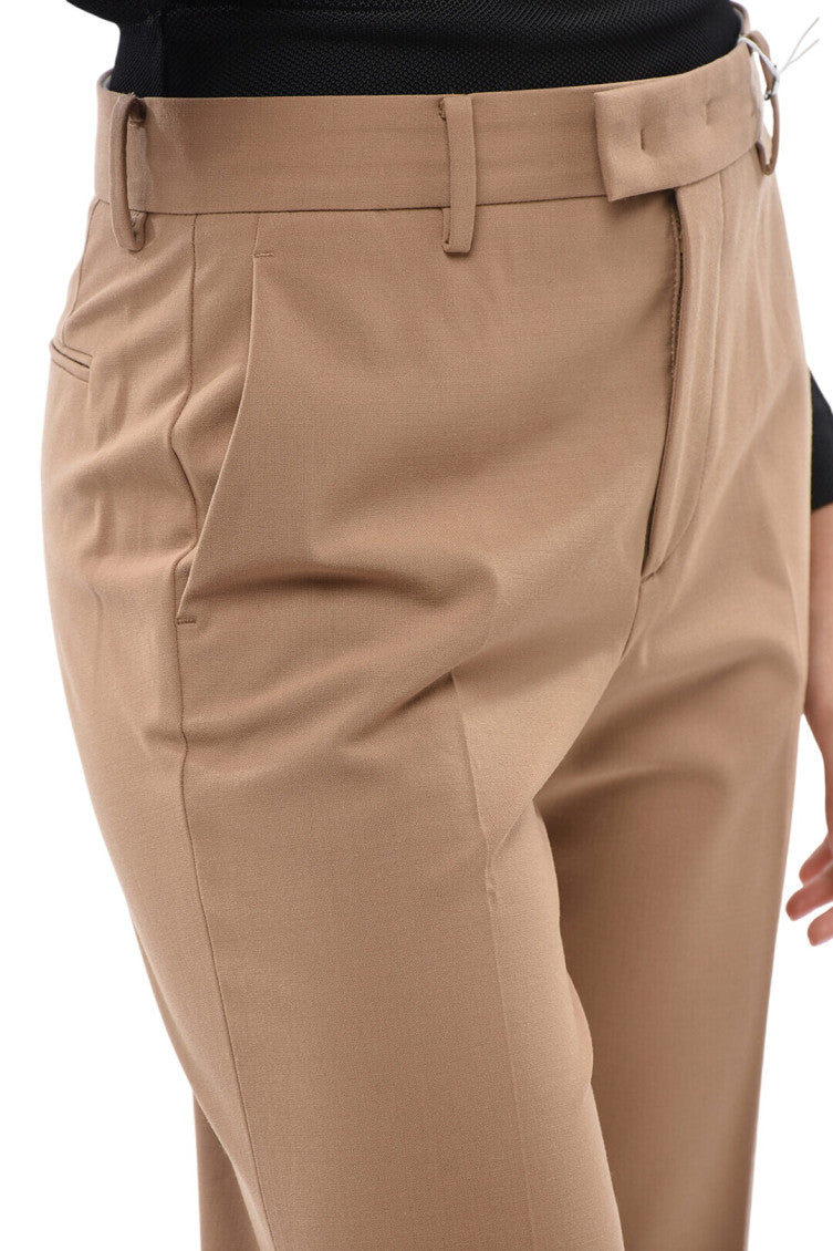 Brown Flat Front Pant 3