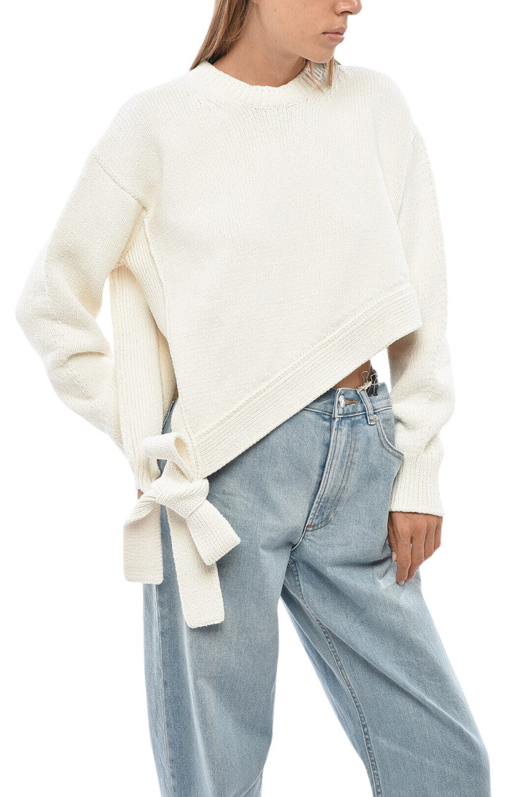 White Crew Neck Sweater 1