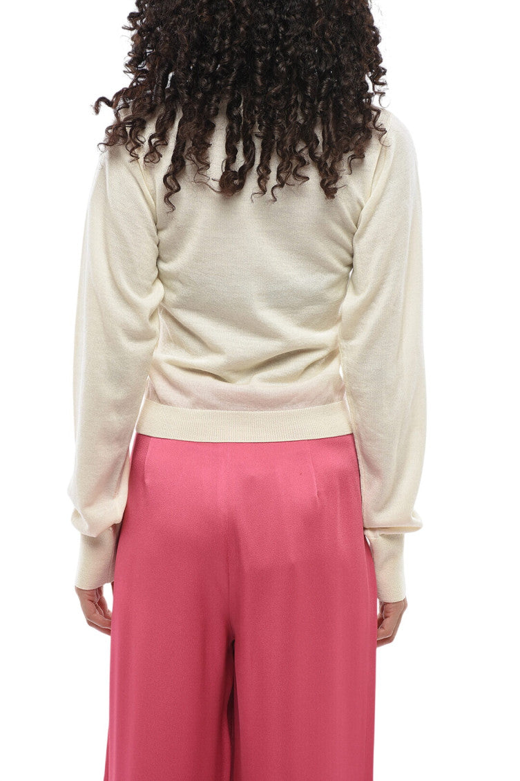 Off White Crew Neck Sweater 2