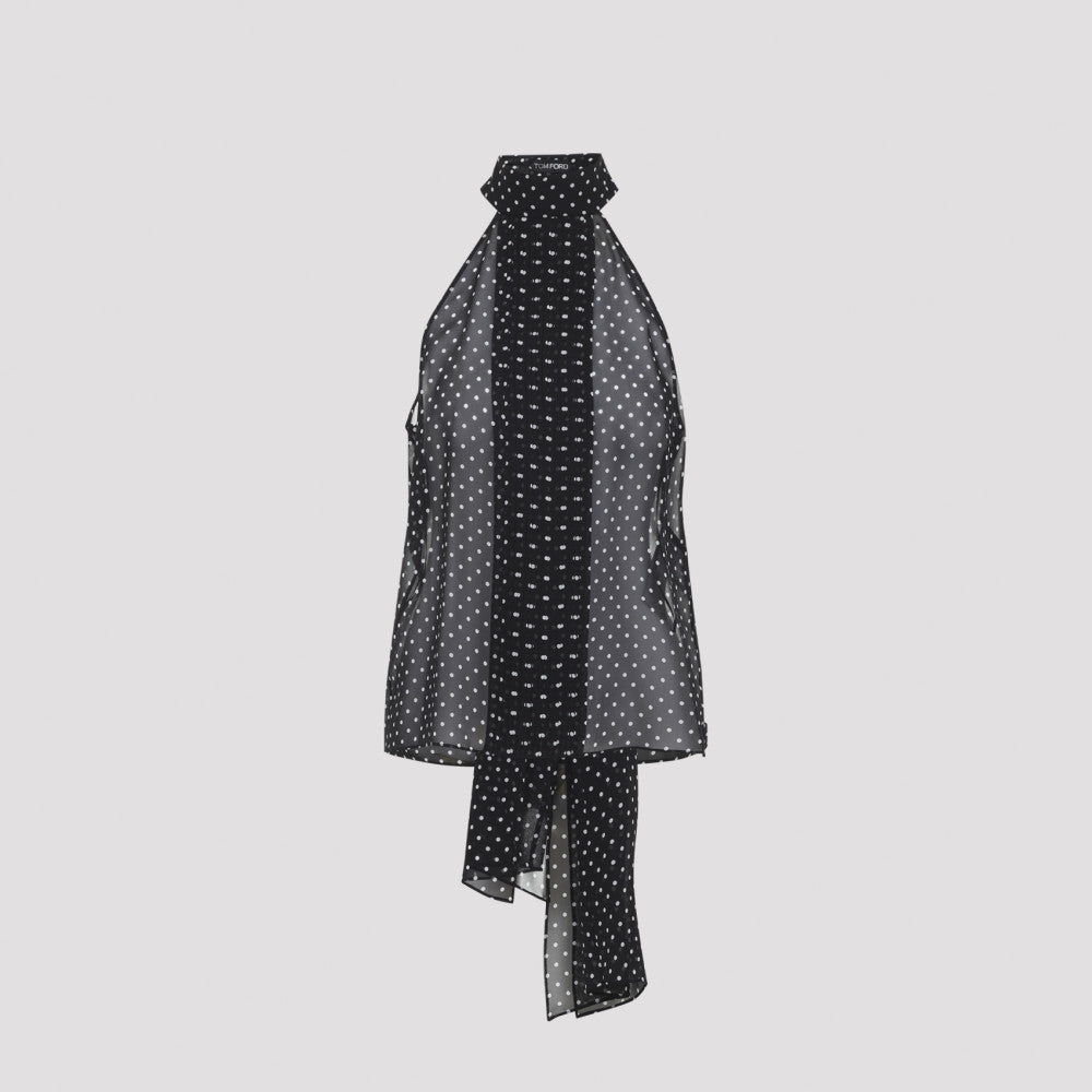 Black Polka-dot Top 3