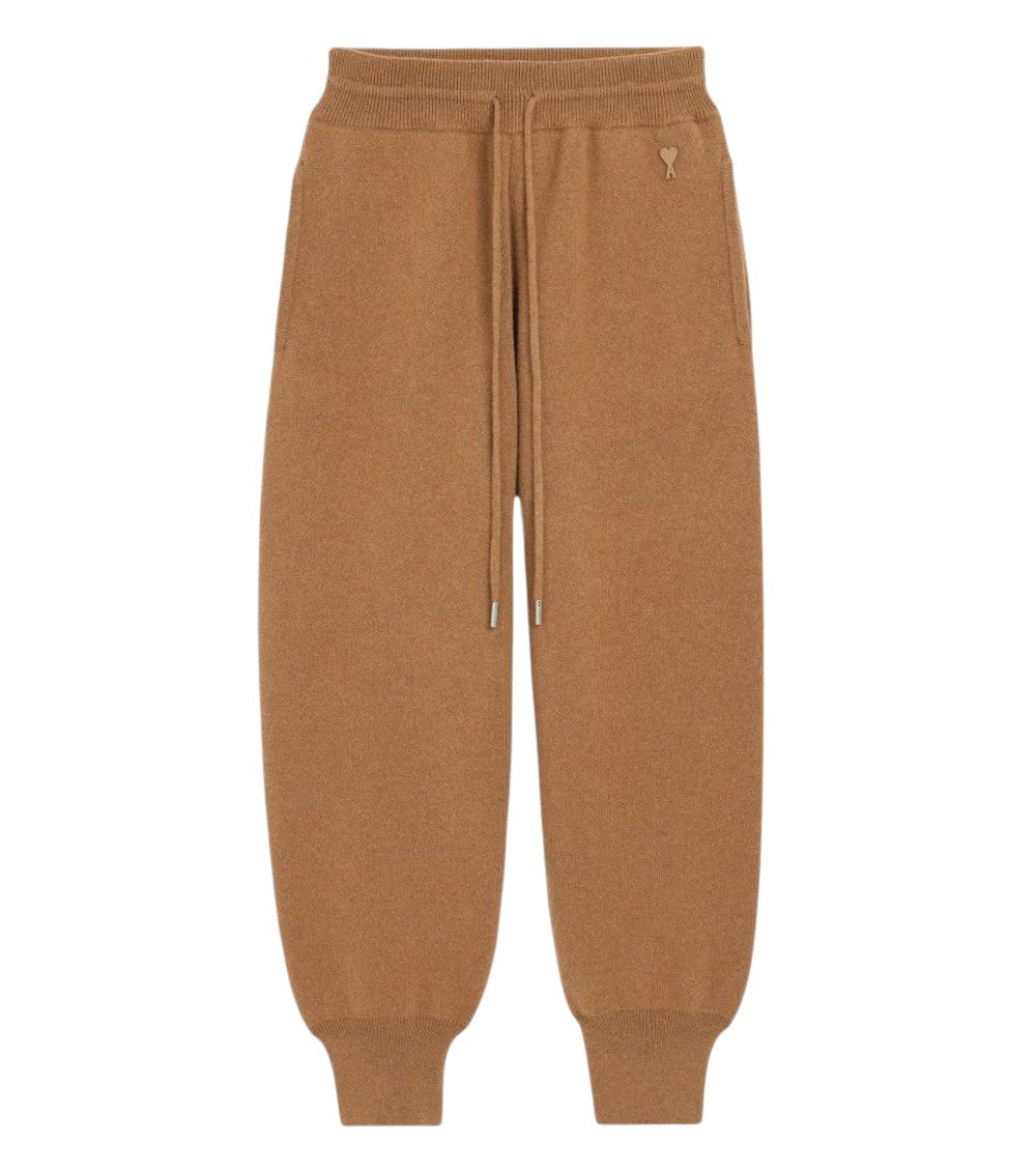 Brown Drawstring Track Pants 1