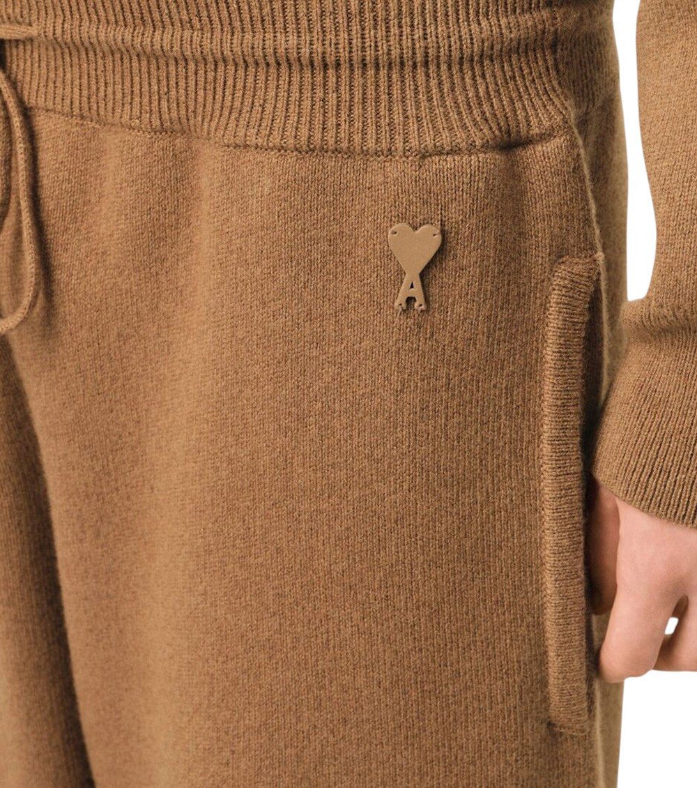 Brown Drawstring Track Pants 4