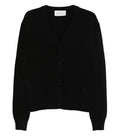 Black V Neck Cardigan 1
