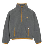 Grey Half Zip Sweatshirt 1