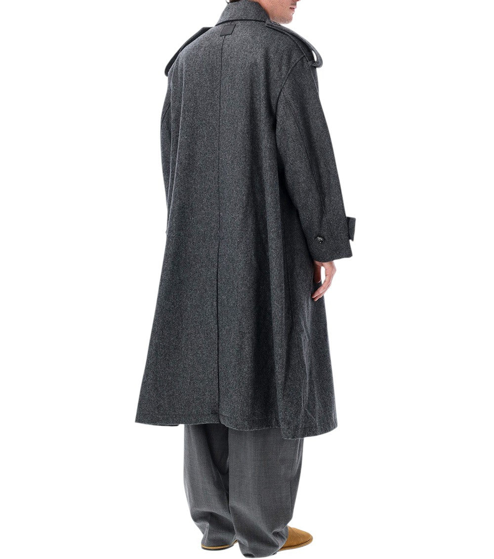 Dark Grey Oversized Coat 2