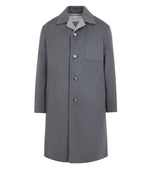 Grey Relaxed Wool Coat 1
