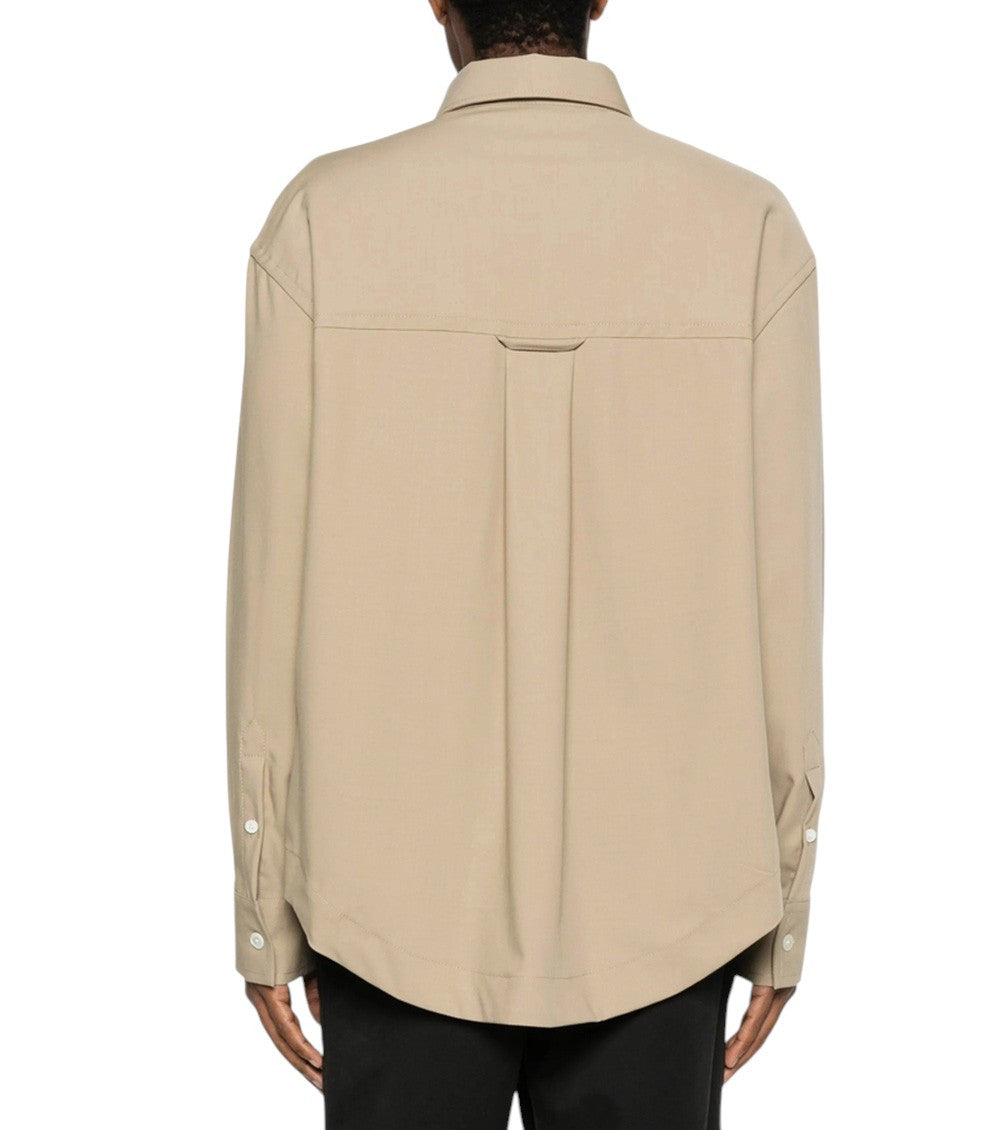 Beige Oversized Shirt 3