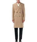 Beige Double Breasted Coat 1
