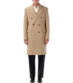 Beige Double Breasted Coat 1