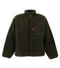 Olive Relaxed Fleece Jacket 1