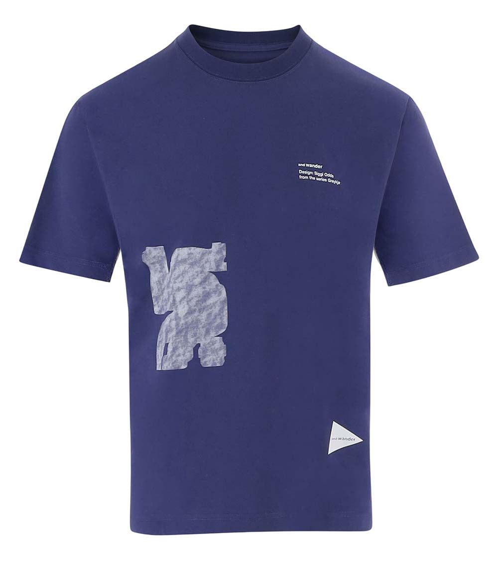 Blue Crew Neck T-Shirt 1