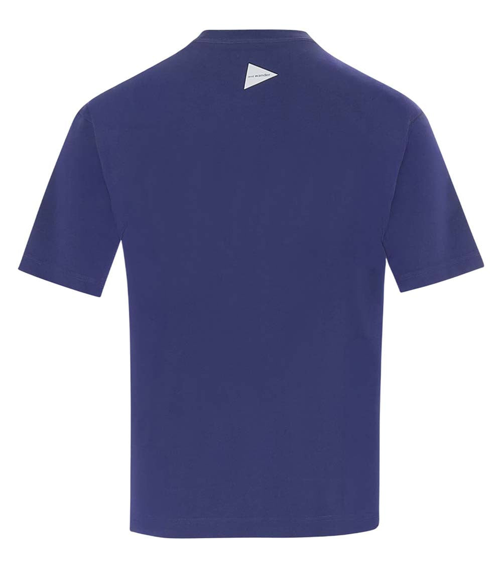 Blue Crew Neck T-Shirt 2