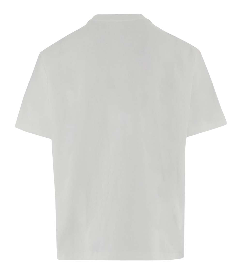 White Crew Neck T-Shirt 2