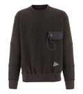 Dark Brown Relaxed Sweatshirt 1