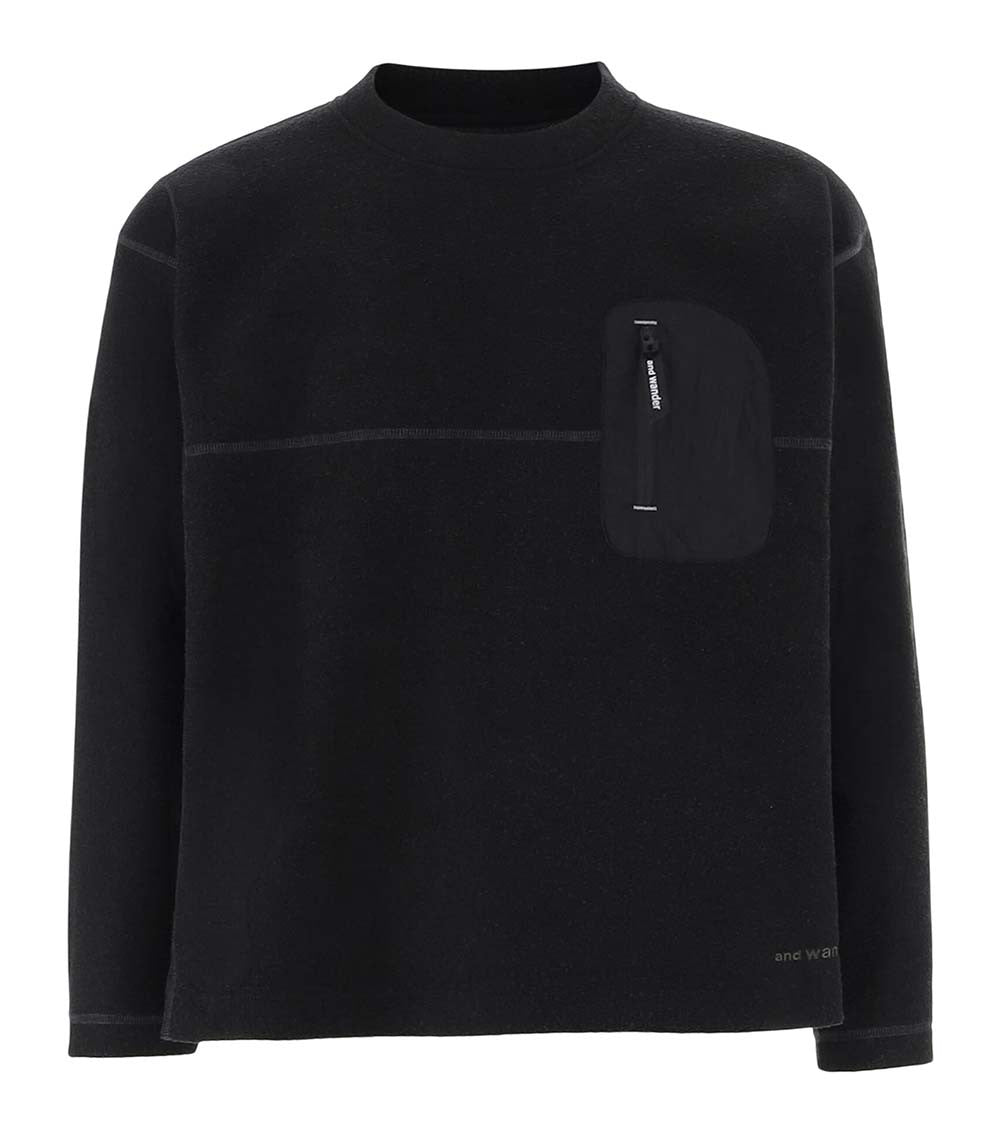 Black Crew Neck Sweater 1