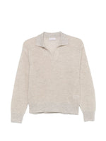 Beige Knitted Sweater 1