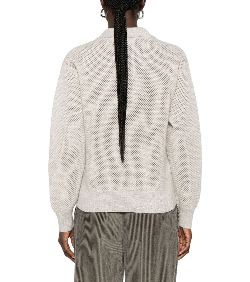 Beige Knitted Sweater 3