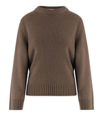 Brown Crew Neck Sweater 1