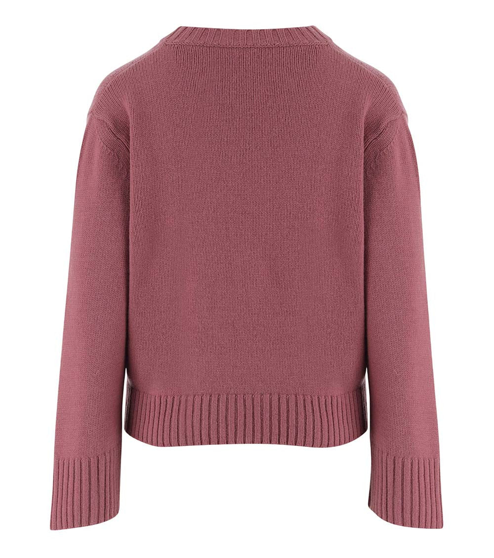 Purple Crew Neck Sweater 2