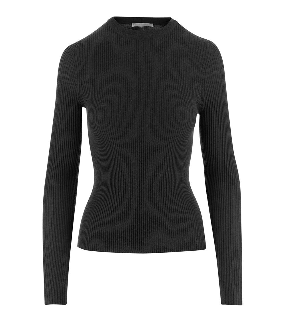 Black Crew Neck Sweater 1