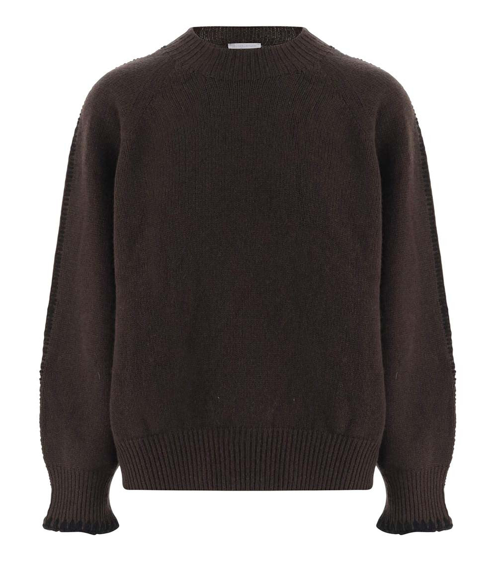 Brown Crew Neck Sweater 1