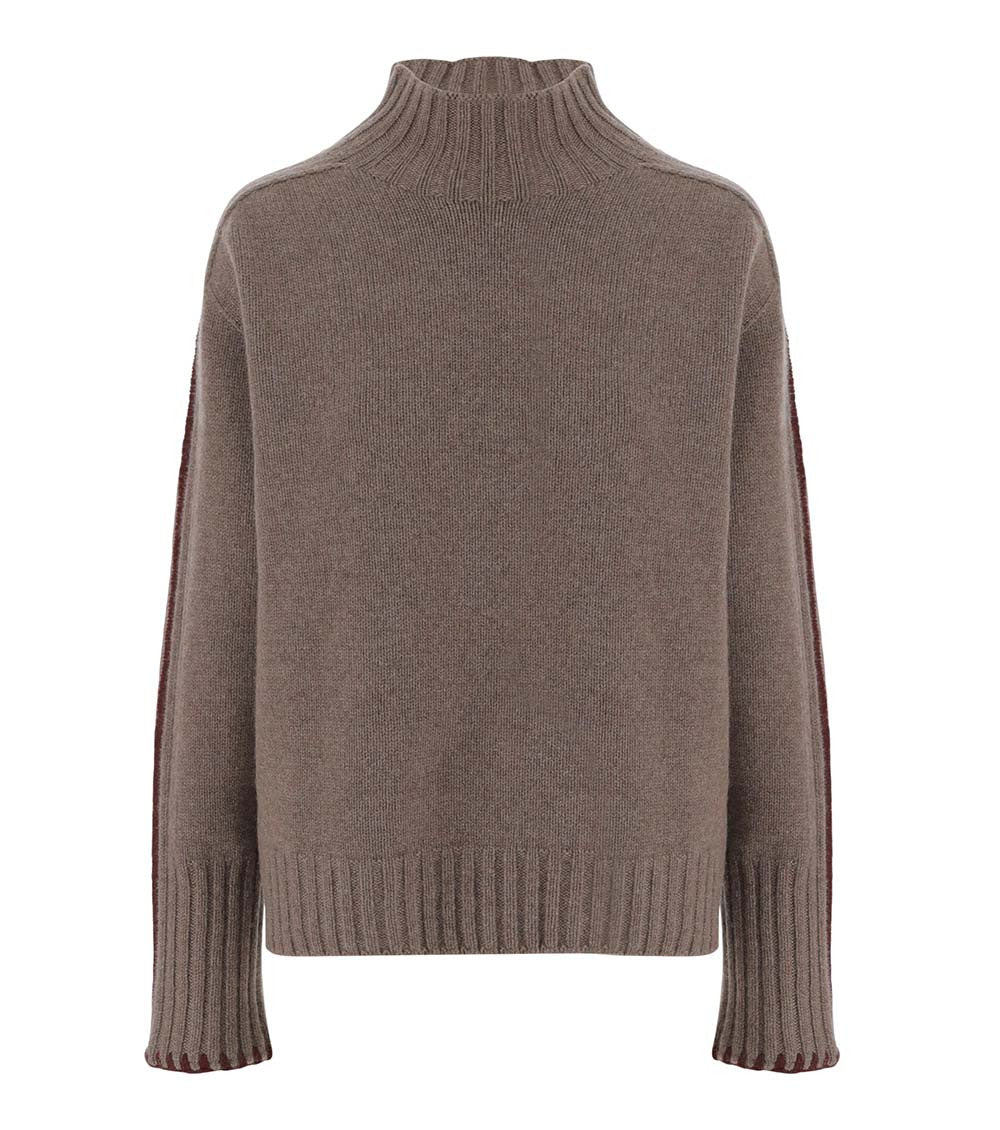 Beige Turtle Neck Sweater 1