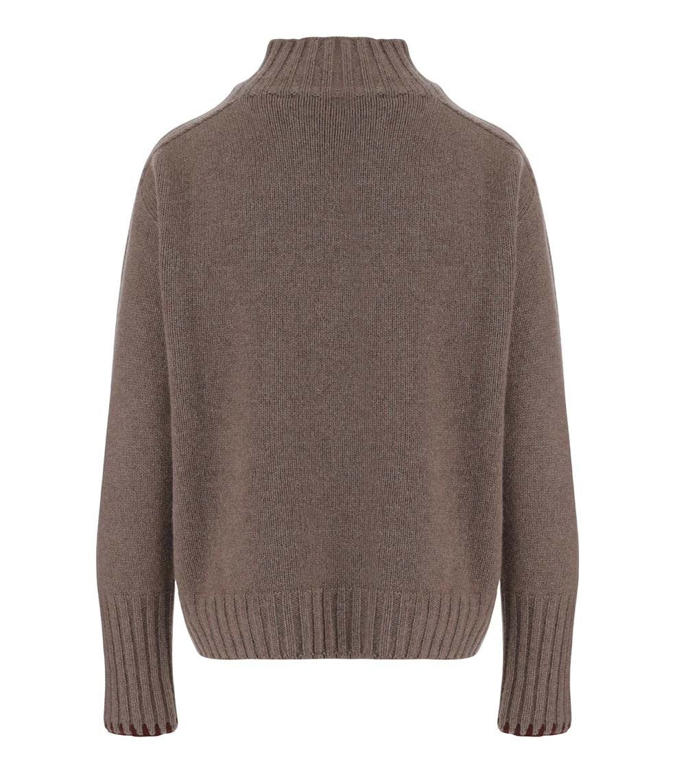Beige Turtle Neck Sweater 2