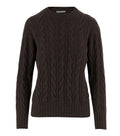 Dark Brown Crew Neck Sweater 1
