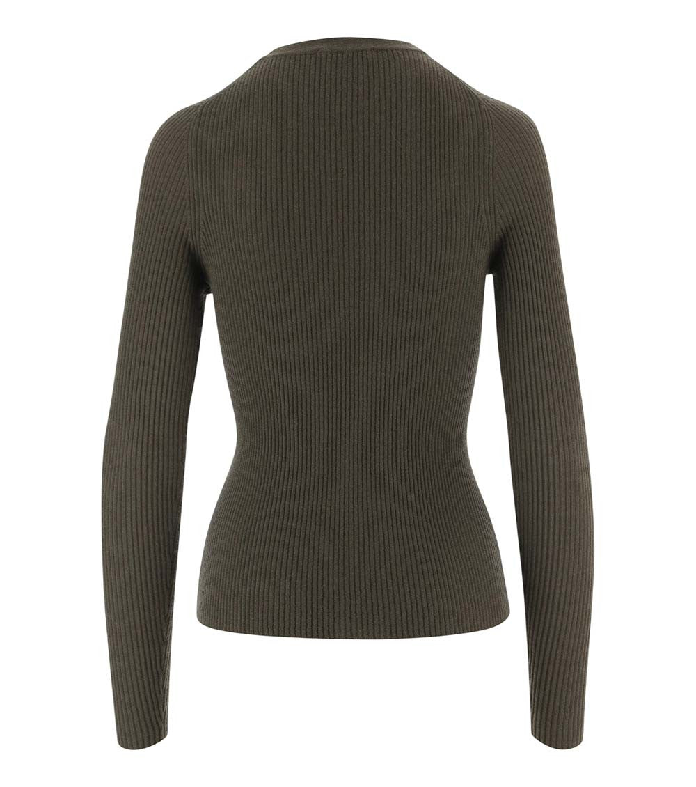 Grey Crew Neck Sweater 2